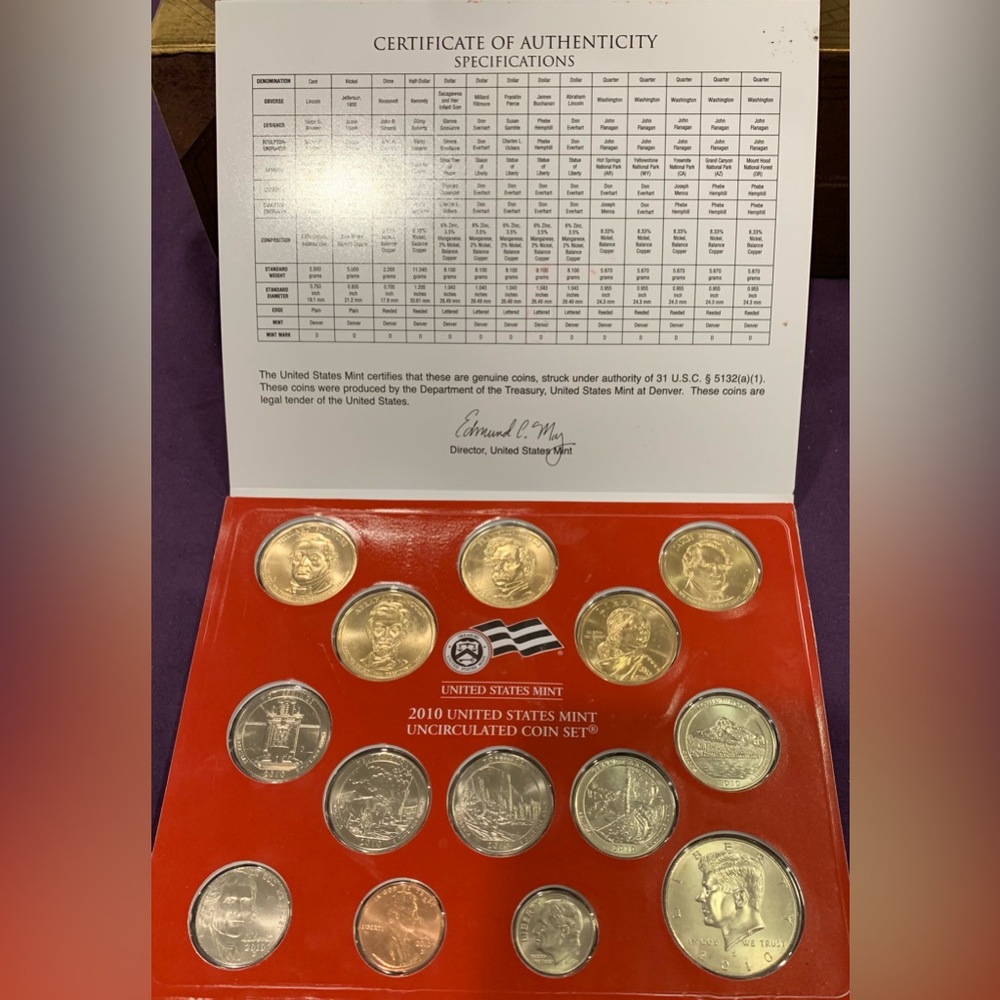2010 Denver United States Mint Uncirculated Coin Set